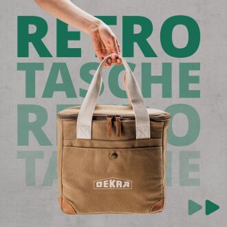 Retro-Kühltasche