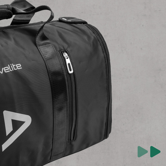 Kleidersack & Reisetasche in schwarz