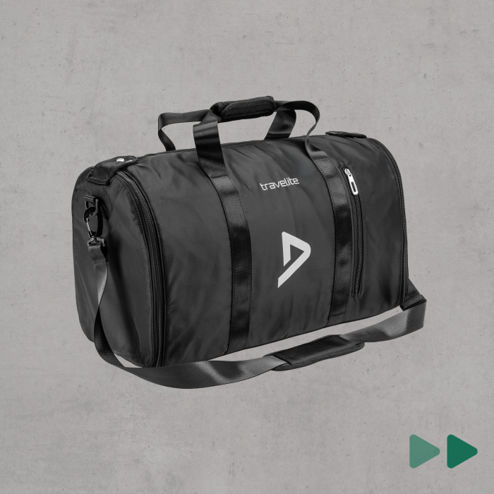 Kleidersack & Reisetasche in schwarz